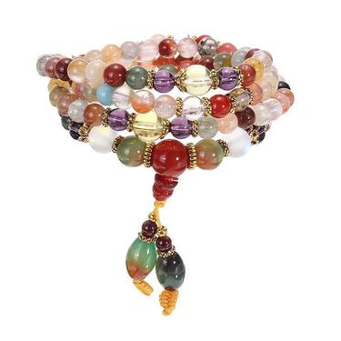 Kaleidoscope High Vibration Quartz Mala-Your Soul Place
